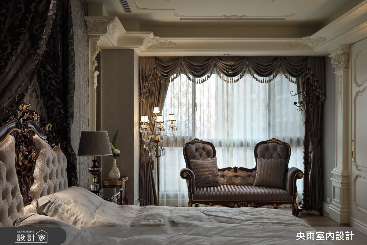 80坪中古屋(5~15年)＿歐式風格臥室案例圖片＿央雨室內設計＿央雨_中悅_歐式風格之15