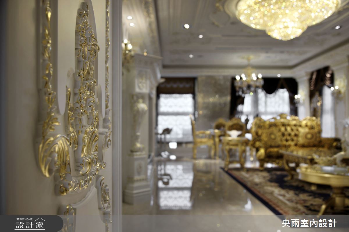 20坪新成屋(5年以下)＿歐式風格客廳案例圖片＿央雨室內設計＿央雨_台北_阿曼大樓_歐式風格之5