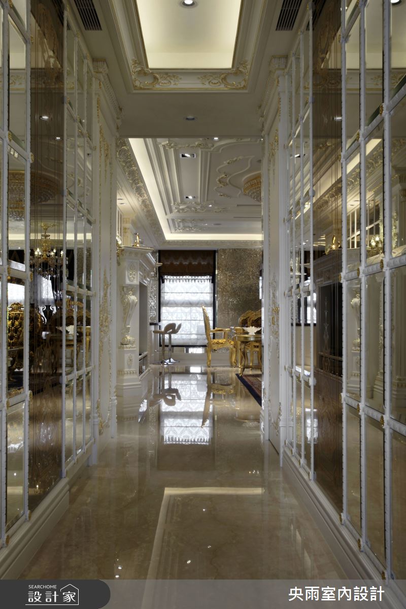 20坪新成屋(5年以下)＿歐式風格走廊案例圖片＿央雨室內設計＿央雨_台北_阿曼大樓_歐式風格之7