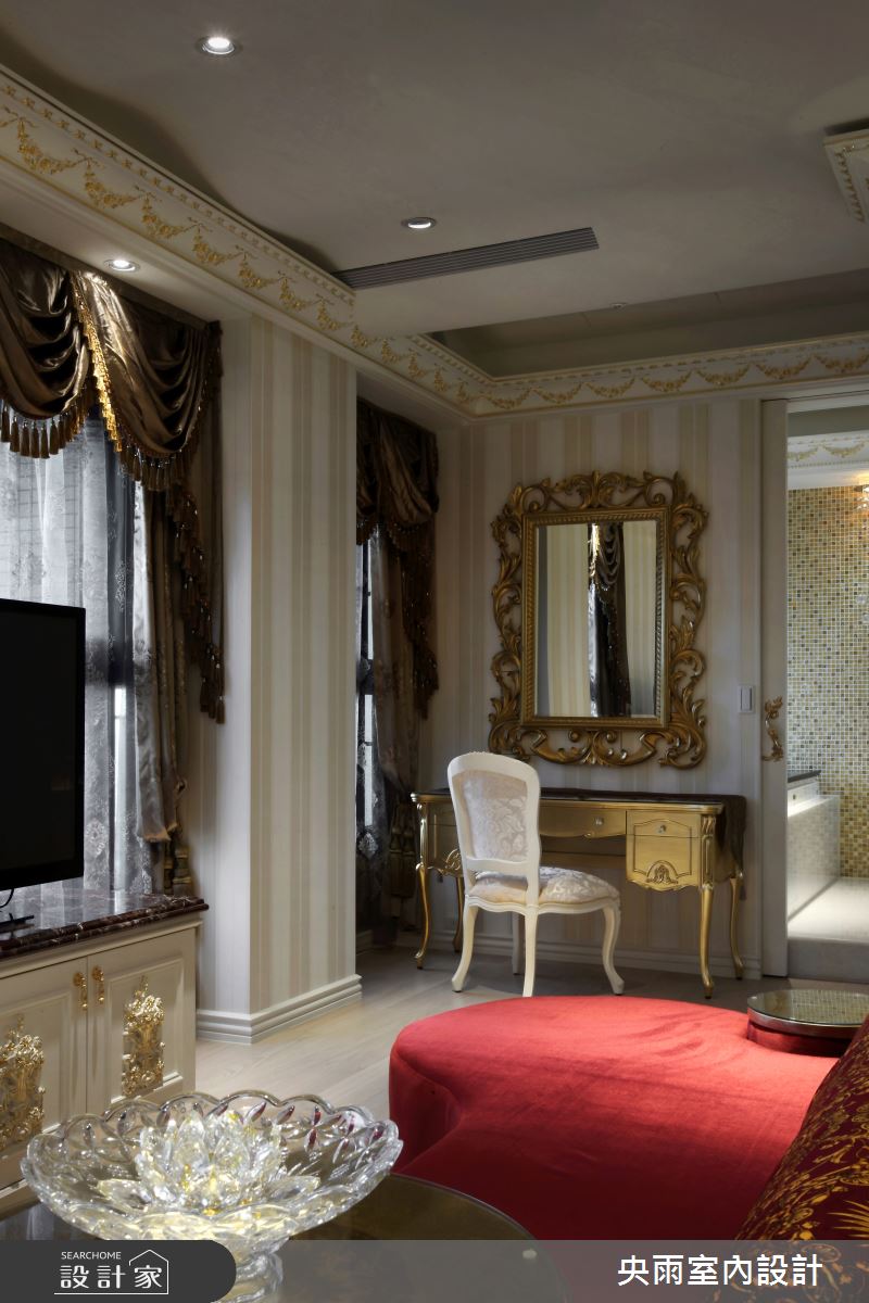 20坪新成屋(5年以下)＿歐式風格臥室案例圖片＿央雨室內設計＿央雨_台北_阿曼大樓_歐式風格之10