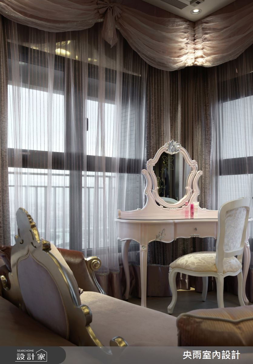 20坪新成屋(5年以下)＿歐式風格臥室案例圖片＿央雨室內設計＿央雨_台北_阿曼大樓_歐式風格之15