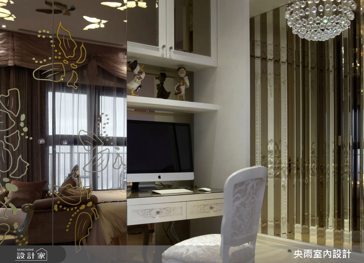 20坪新成屋(5年以下)＿歐式風格臥室案例圖片＿央雨室內設計＿央雨_台北_阿曼大樓_歐式風格之14