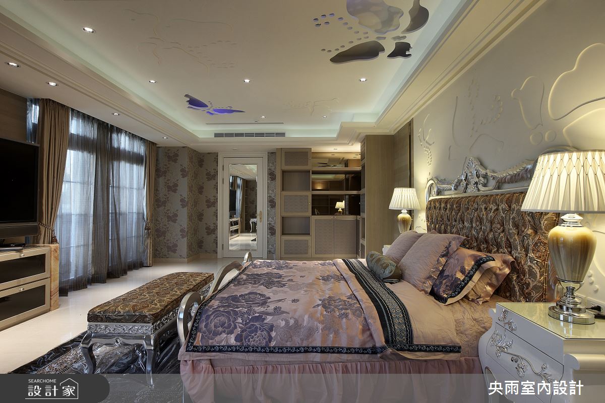 180坪新成屋(5年以下)＿歐式風格臥室案例圖片＿央雨室內設計＿央雨_歐式風格_180坪之17