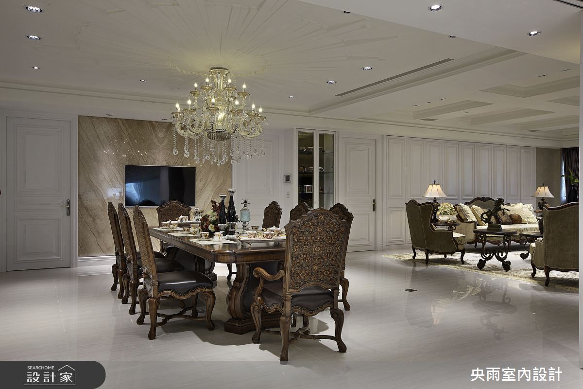 180坪＿輕奢美式風格餐廳案例圖片＿央雨室內設計＿央雨_輕奢美式風格之6