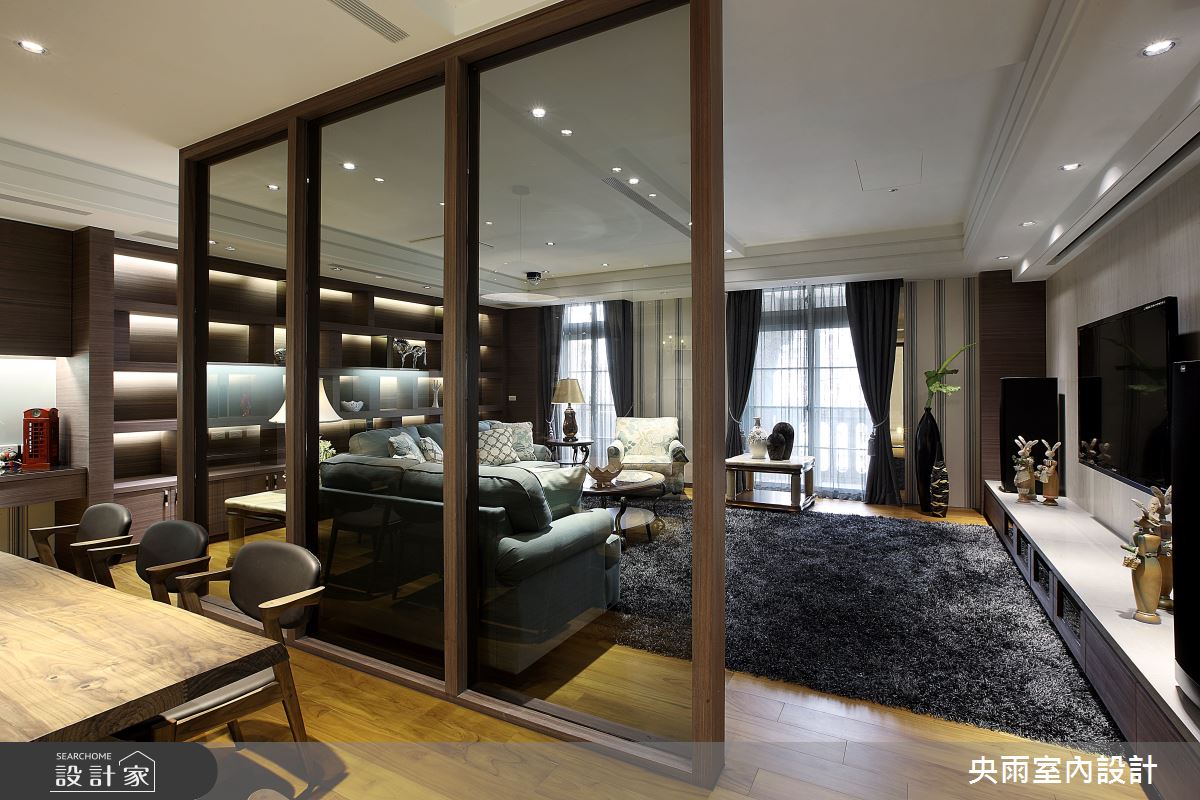 180坪＿輕奢美式風格客廳案例圖片＿央雨室內設計＿央雨_輕奢美式風格之17