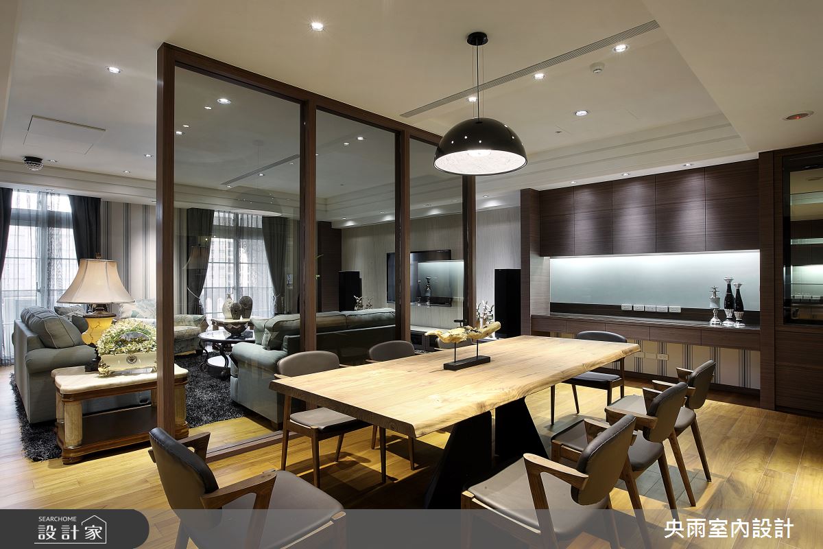 180坪＿輕奢美式風格餐廳案例圖片＿央雨室內設計＿央雨_輕奢美式風格之21