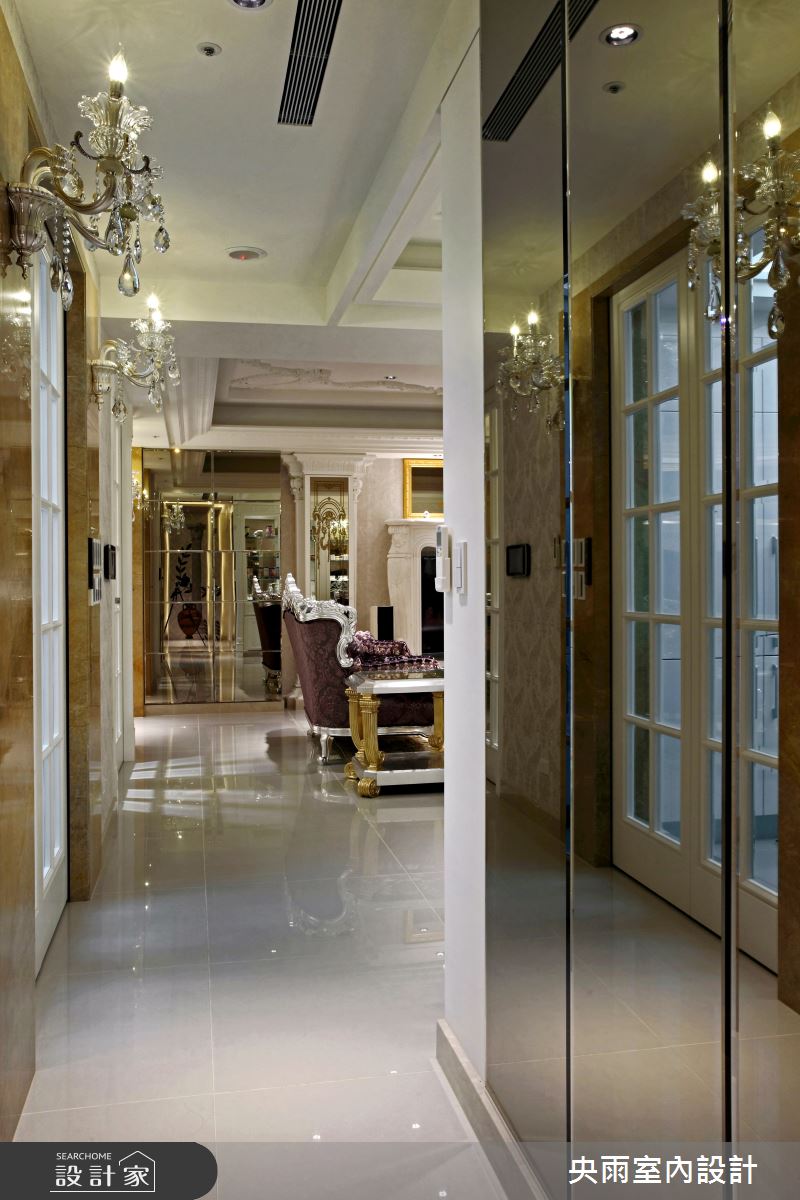 70坪＿新潮歐式風格走廊案例圖片＿央雨室內設計＿央雨_新竹雲鼎_新潮歐式風格之8