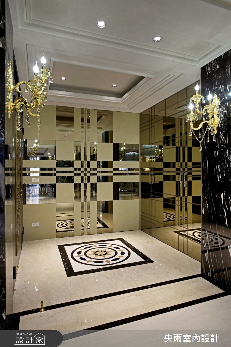 80坪＿奢華風玄關案例圖片＿央雨室內設計＿央雨_奢華風格之1