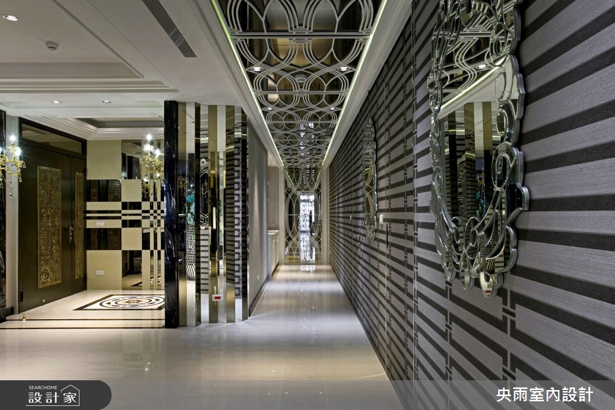 80坪＿奢華風走廊案例圖片＿央雨室內設計＿央雨_奢華風格之4
