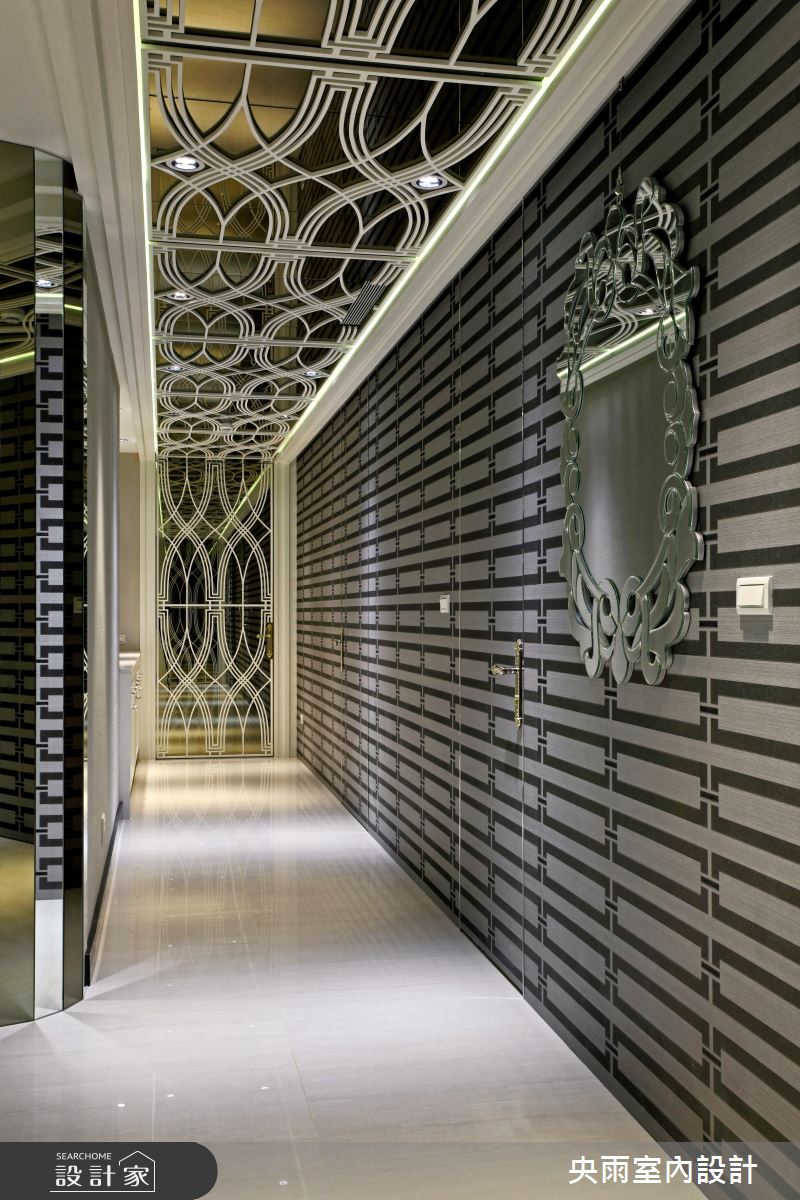 80坪＿奢華風走廊案例圖片＿央雨室內設計＿央雨_奢華風格之6