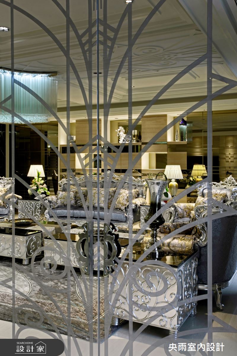 80坪＿奢華風客廳案例圖片＿央雨室內設計＿央雨_奢華風格之19