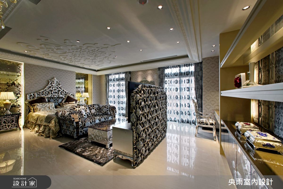 80坪＿奢華風臥室案例圖片＿央雨室內設計＿央雨_奢華風格之23