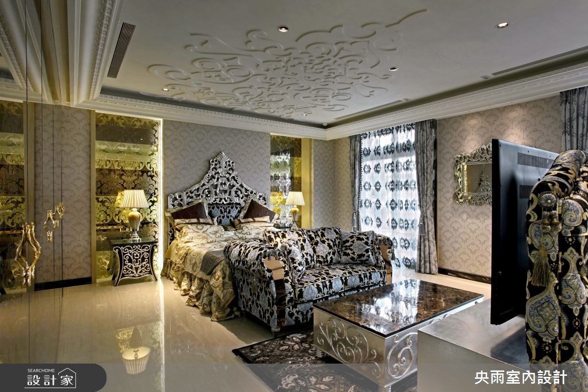 80坪＿奢華風臥室案例圖片＿央雨室內設計＿央雨_奢華風格之24