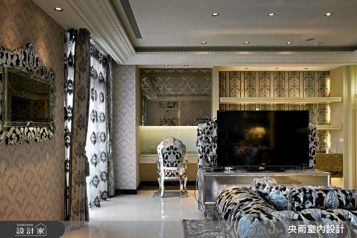 80坪＿奢華風臥室案例圖片＿央雨室內設計＿央雨_奢華風格之27