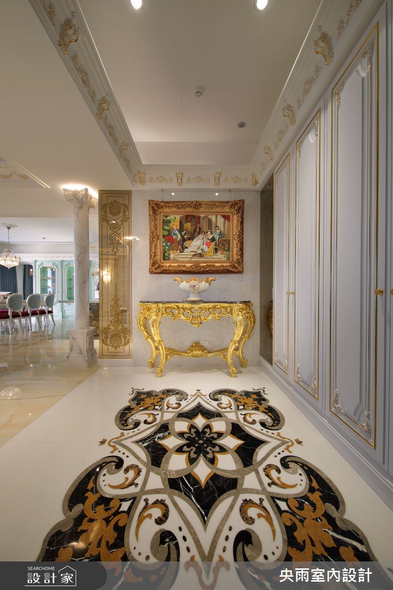 80坪毛胚屋＿新潮歐式風格玄關案例圖片＿央雨室內設計＿央雨_台中七期_聯聚芳庭_新潮歐式風格之2291