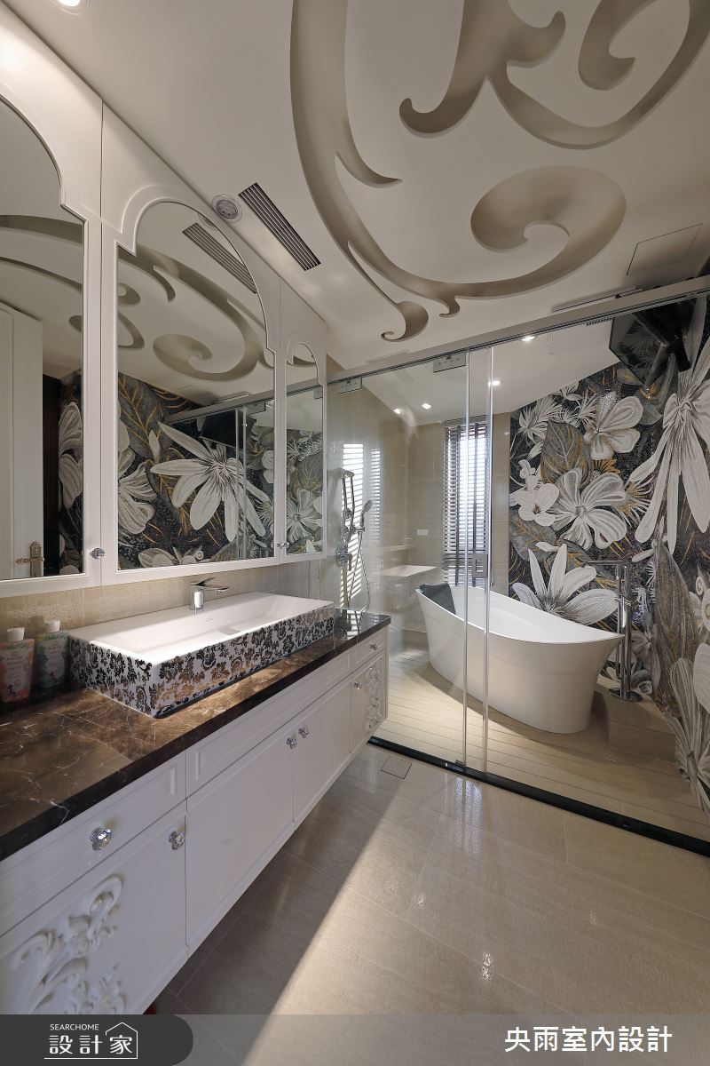 80坪毛胚屋＿奢華風浴室案例圖片＿央雨室內設計＿央雨_台中_總裁行館_奢華風格之14