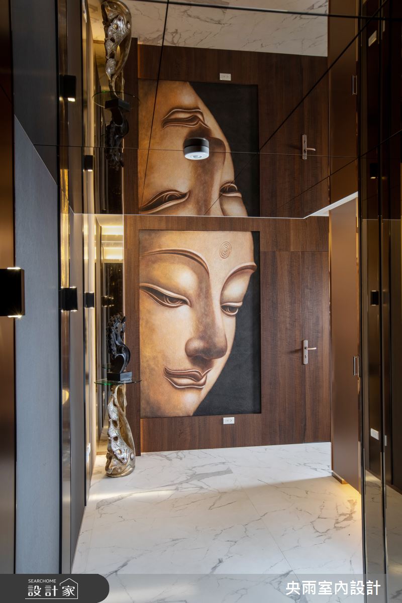 毛胚屋＿奢華風玄關案例圖片＿央雨室內設計＿央雨_26之2