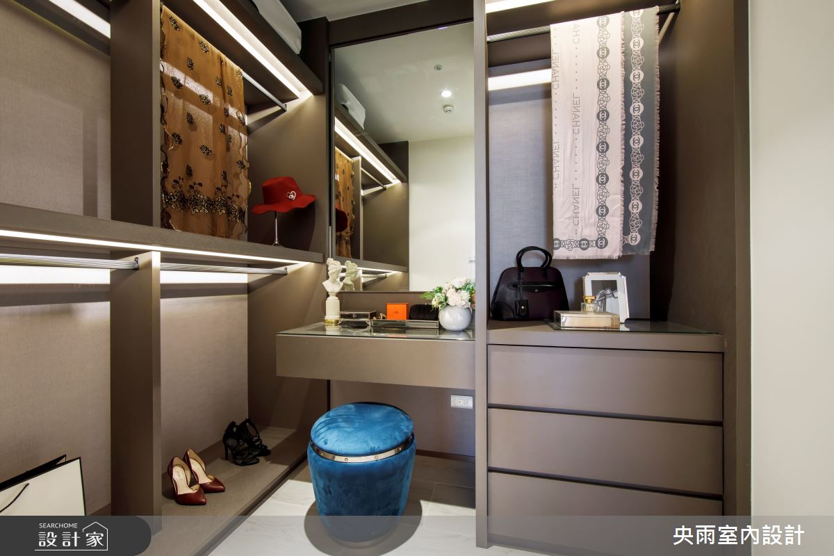 毛胚屋＿奢華風更衣間案例圖片＿央雨室內設計＿央雨_26之9
