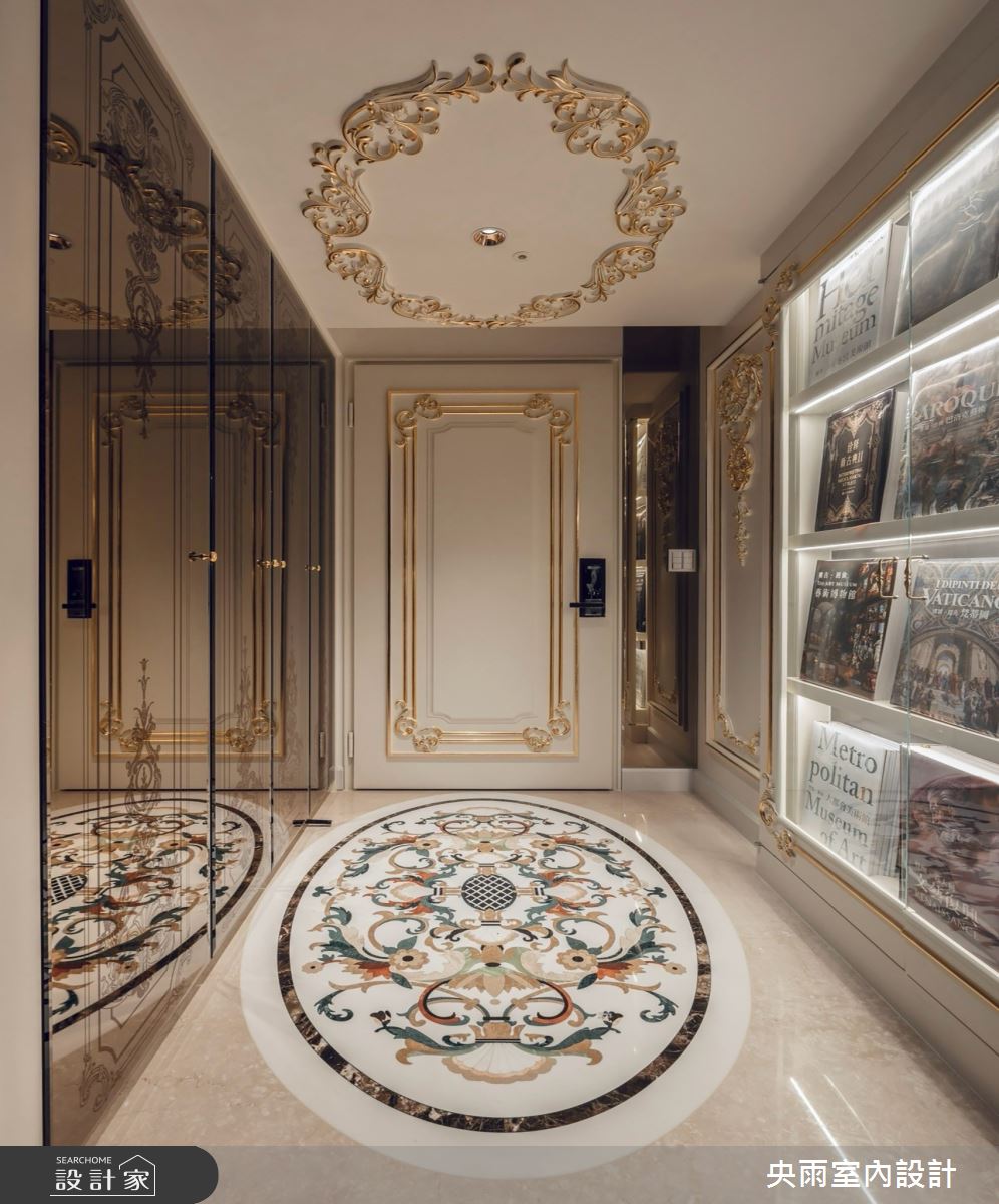60坪新成屋(5年以下)＿歐式風格玄關案例圖片＿央雨室內設計＿央雨_27之1