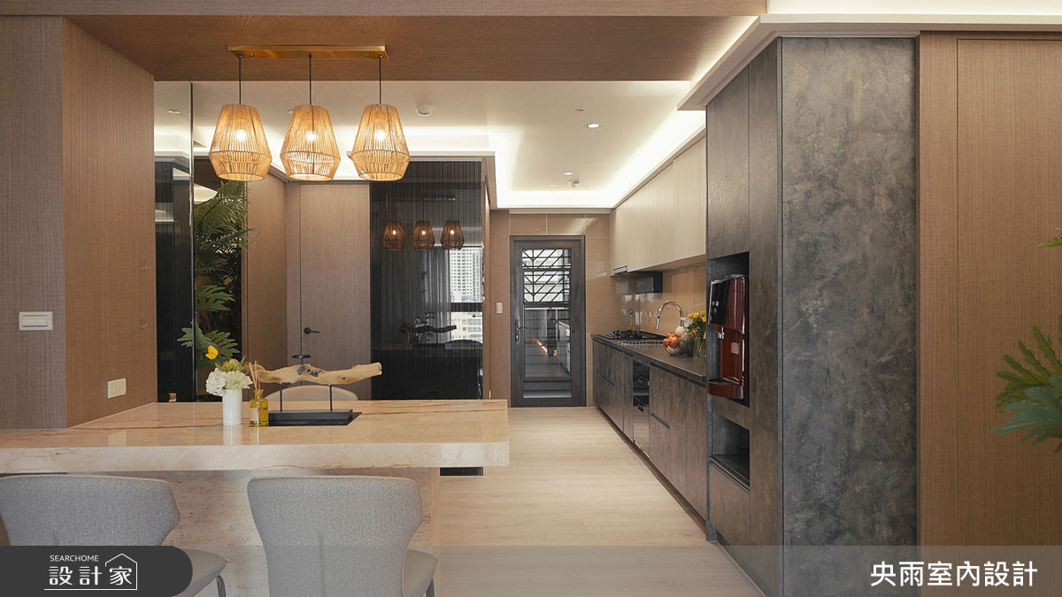 50坪中古屋(5~15年)＿度假風餐廳廚房案例圖片＿央雨室內設計＿央雨_28之7