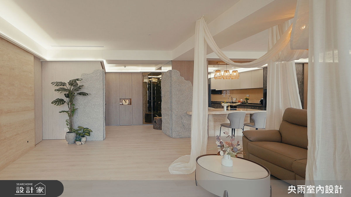 50坪中古屋(5~15年)＿度假風客廳餐廳案例圖片＿央雨室內設計＿央雨_28之6
