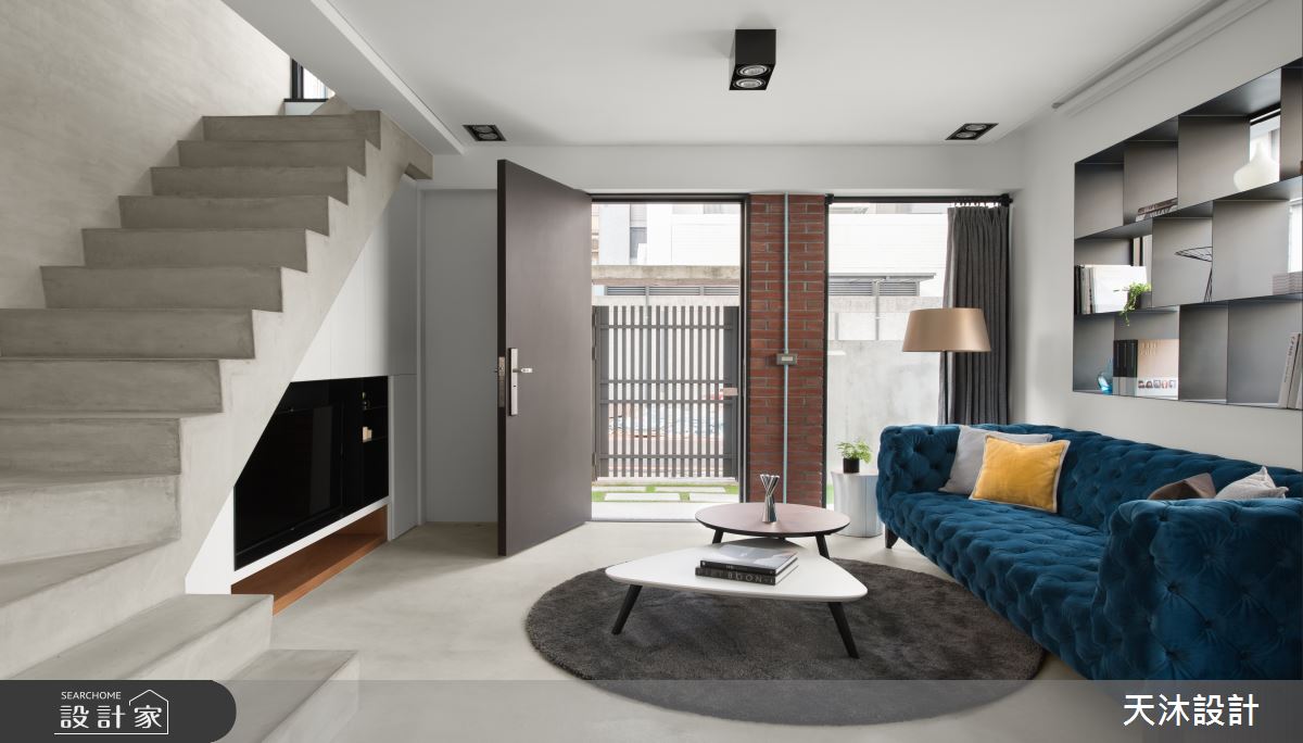 55坪老屋(50年以上)＿簡約風客廳案例圖片＿天沐設計 T.M Design Studio＿天沐_01之1