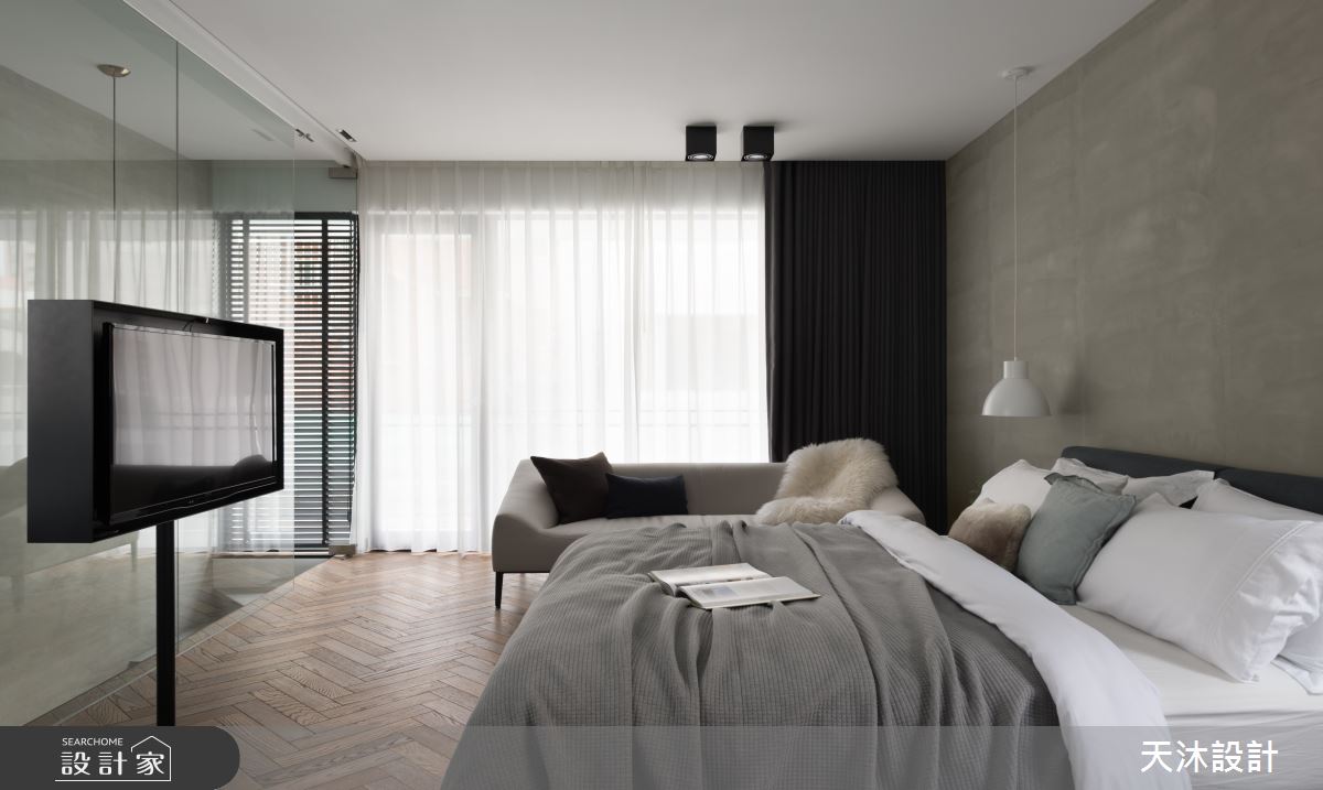 55坪老屋(50年以上)＿簡約風臥室案例圖片＿天沐設計 T.M Design Studio＿天沐_01之7