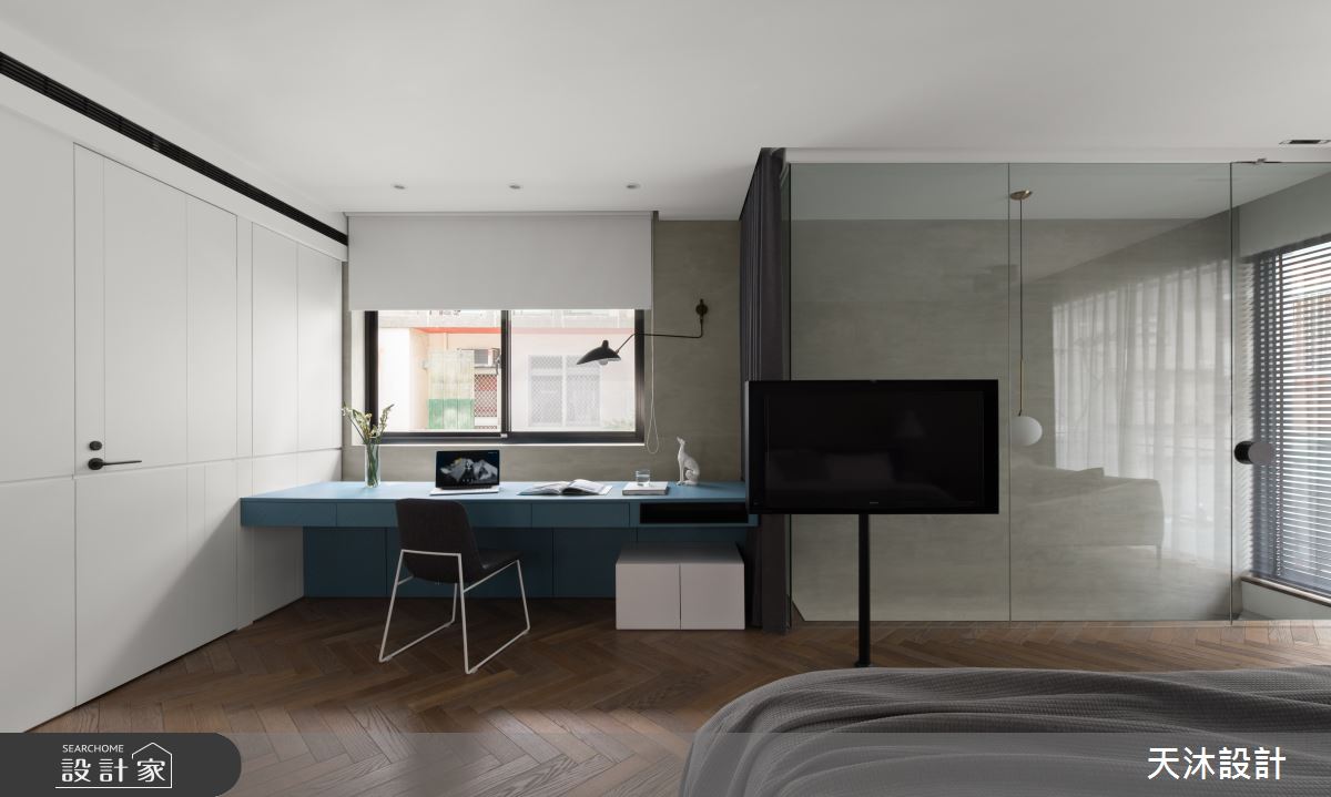 55坪老屋(50年以上)＿簡約風臥室案例圖片＿天沐設計 T.M Design Studio＿天沐_01之9