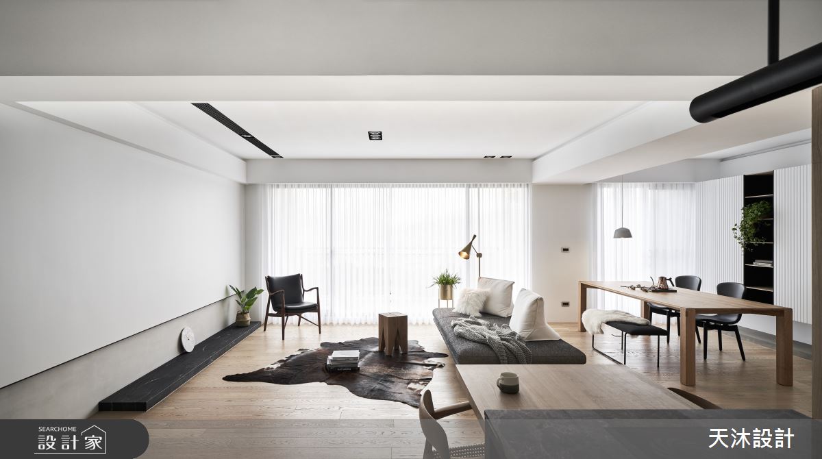 50坪新成屋(5年以下)＿現代風客廳案例圖片＿天沐設計 T.M Design Studio＿天沐_02之5