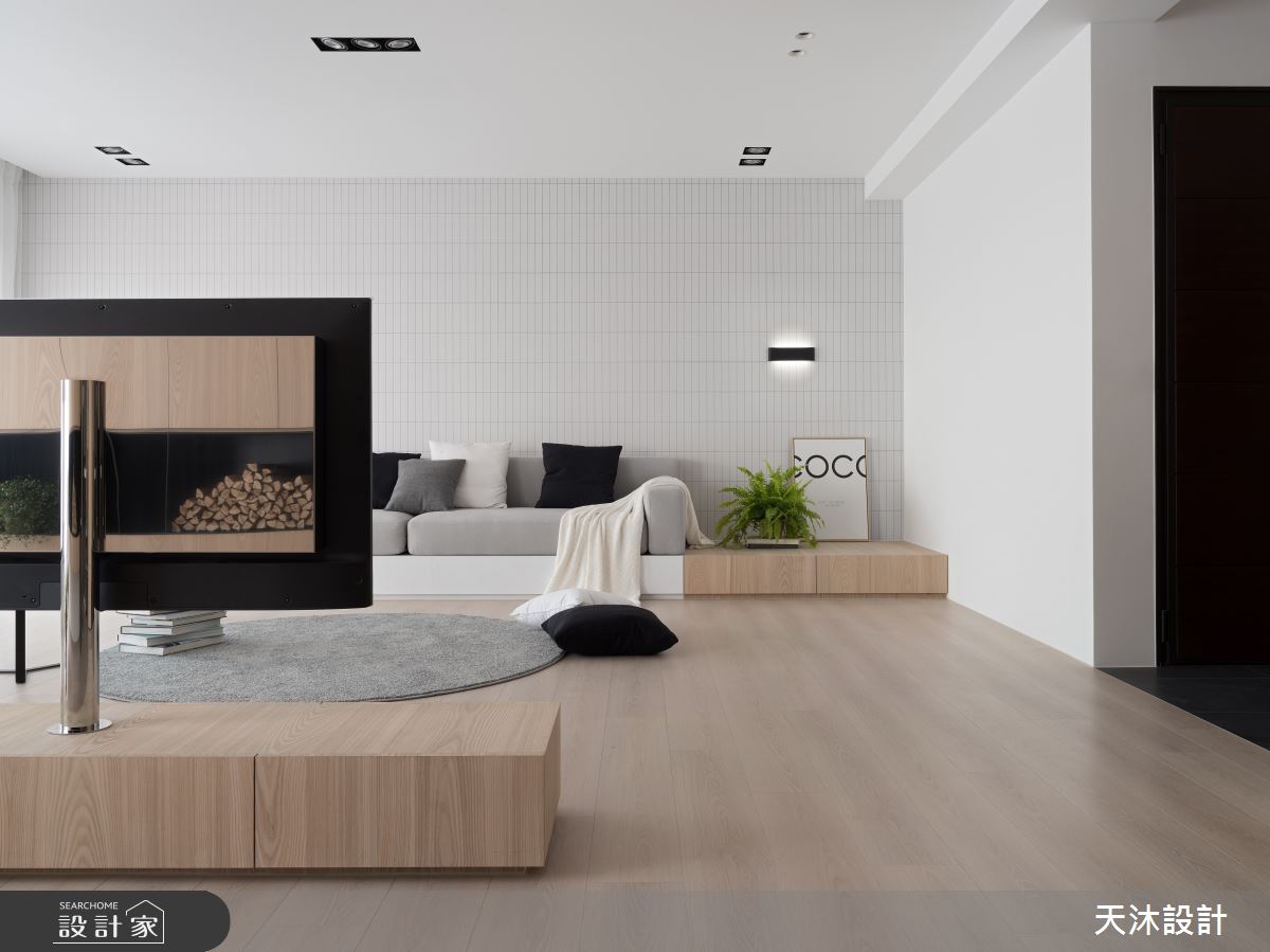 60坪新成屋(5年以下)＿日式無印風客廳案例圖片＿天沐設計 T.M Design Studio＿天沐_03之5