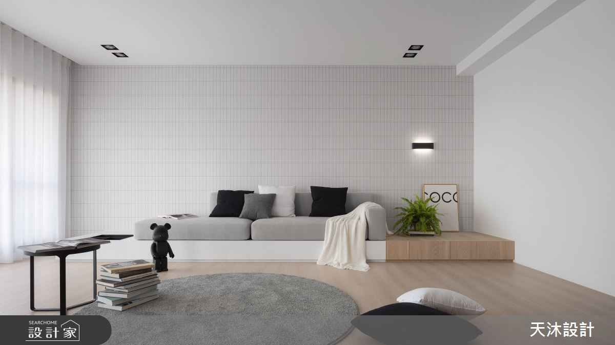 60坪新成屋(5年以下)＿日式無印風客廳案例圖片＿天沐設計 T.M Design Studio＿天沐_03之7