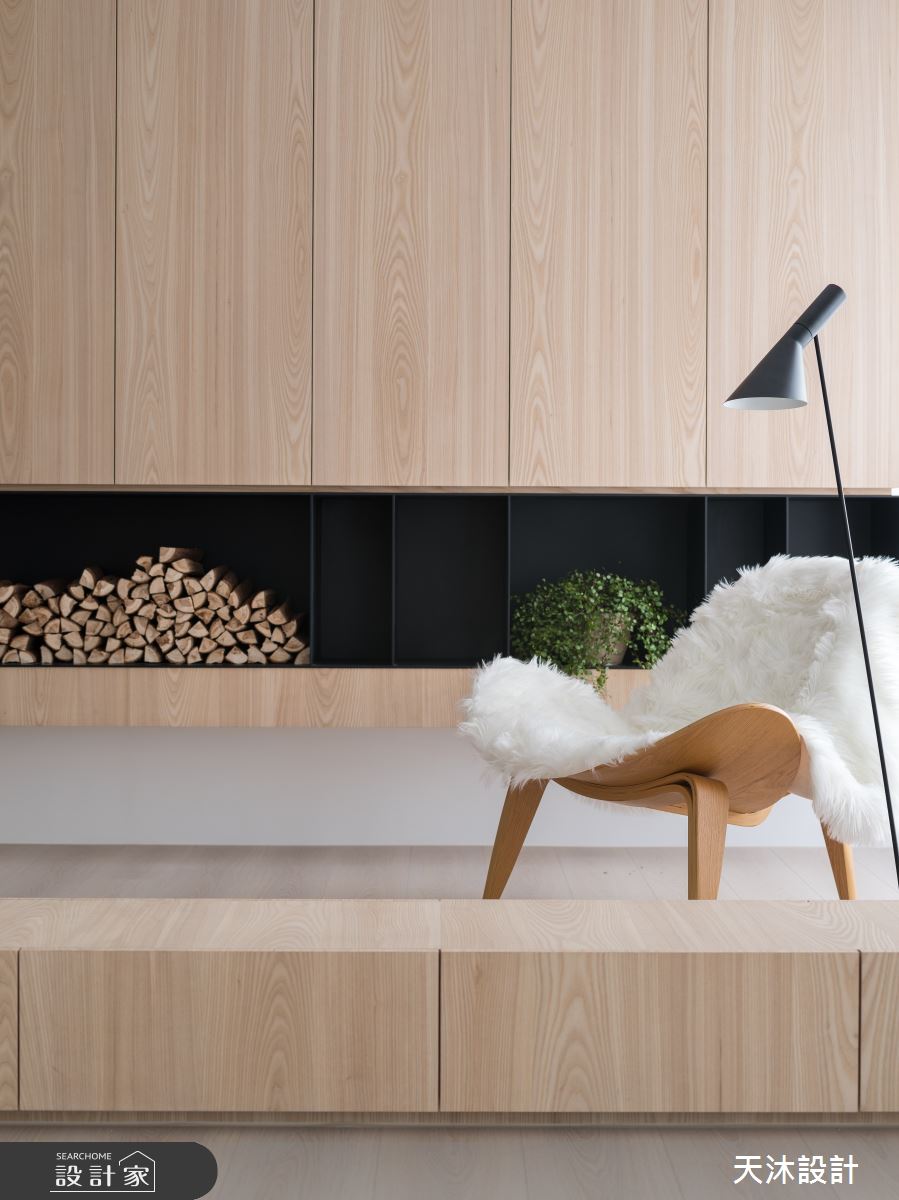 60坪新成屋(5年以下)＿日式無印風客廳案例圖片＿天沐設計 T.M Design Studio＿天沐_03之9