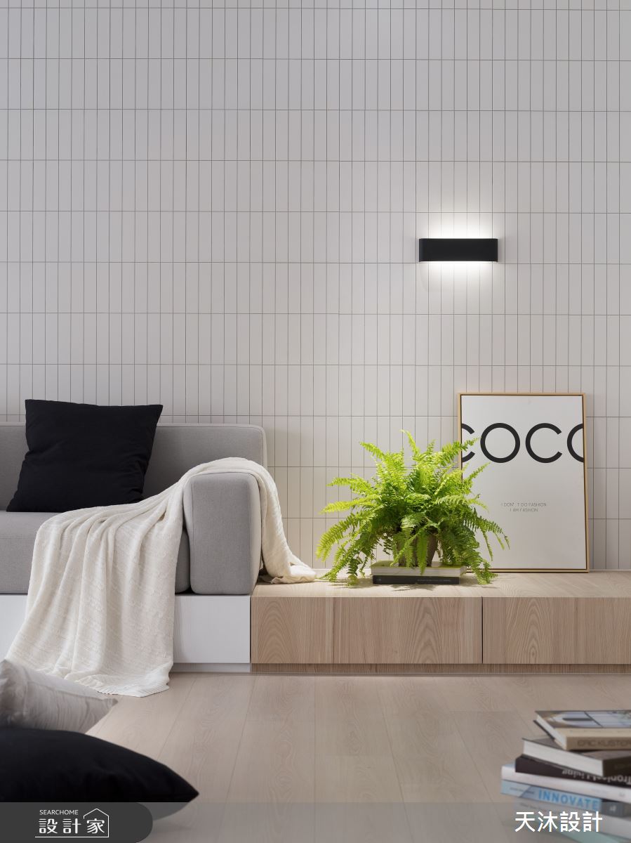 60坪新成屋(5年以下)＿日式無印風客廳案例圖片＿天沐設計 T.M Design Studio＿天沐_03之8
