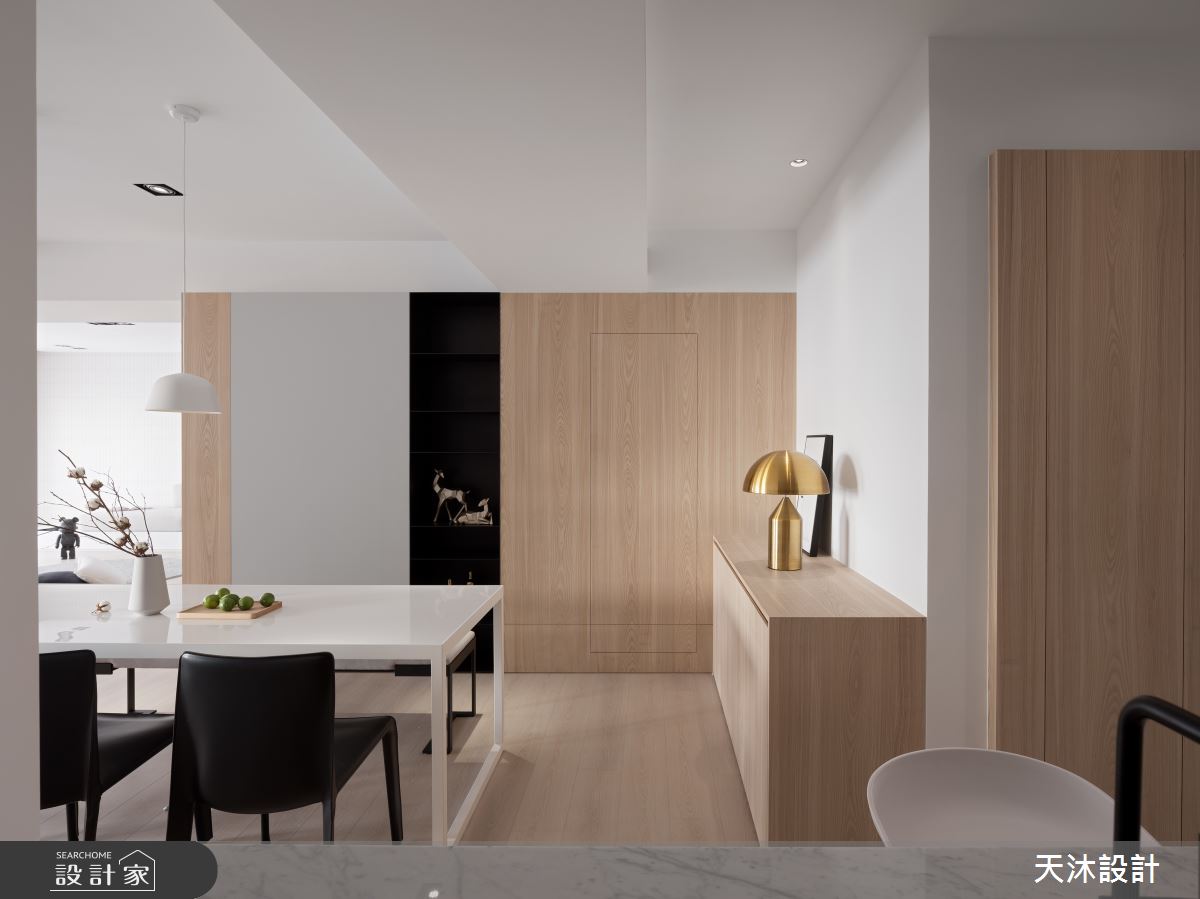 60坪新成屋(5年以下)＿日式無印風餐廳吧檯案例圖片＿天沐設計 T.M Design Studio＿天沐_03之16