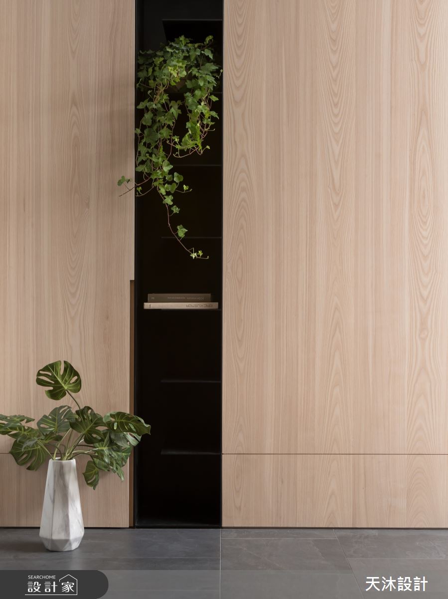 60坪新成屋(5年以下)＿日式無印風玄關案例圖片＿天沐設計 T.M Design Studio＿天沐_03之2