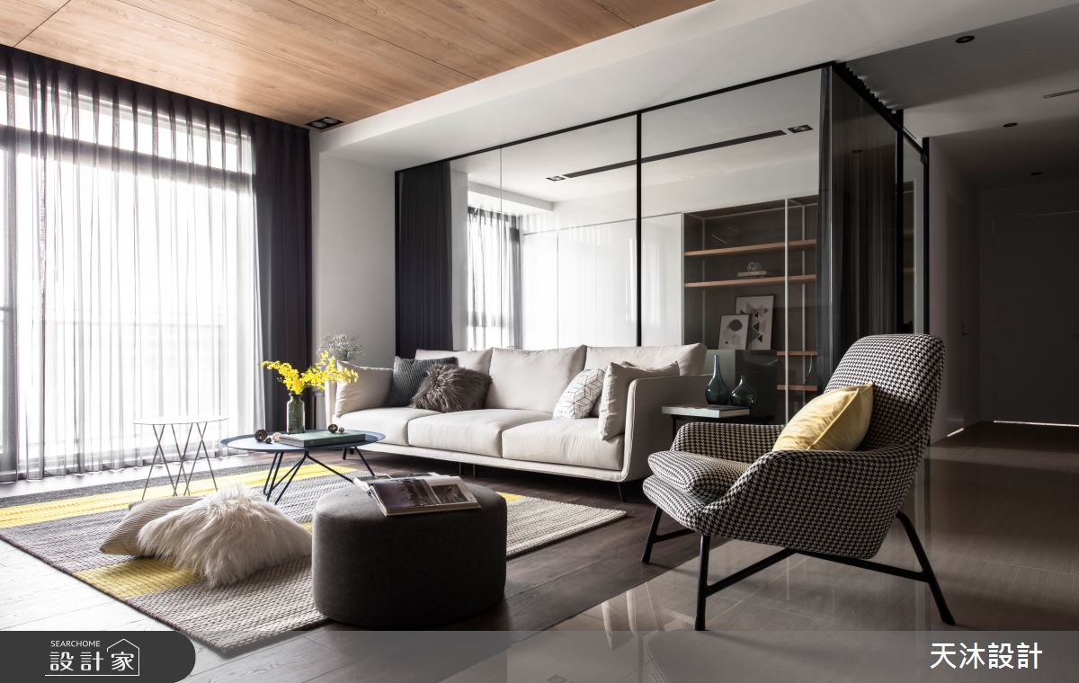45坪新成屋(5年以下)＿簡約風客廳案例圖片＿天沐設計 T.M Design Studio＿天沐_05之6