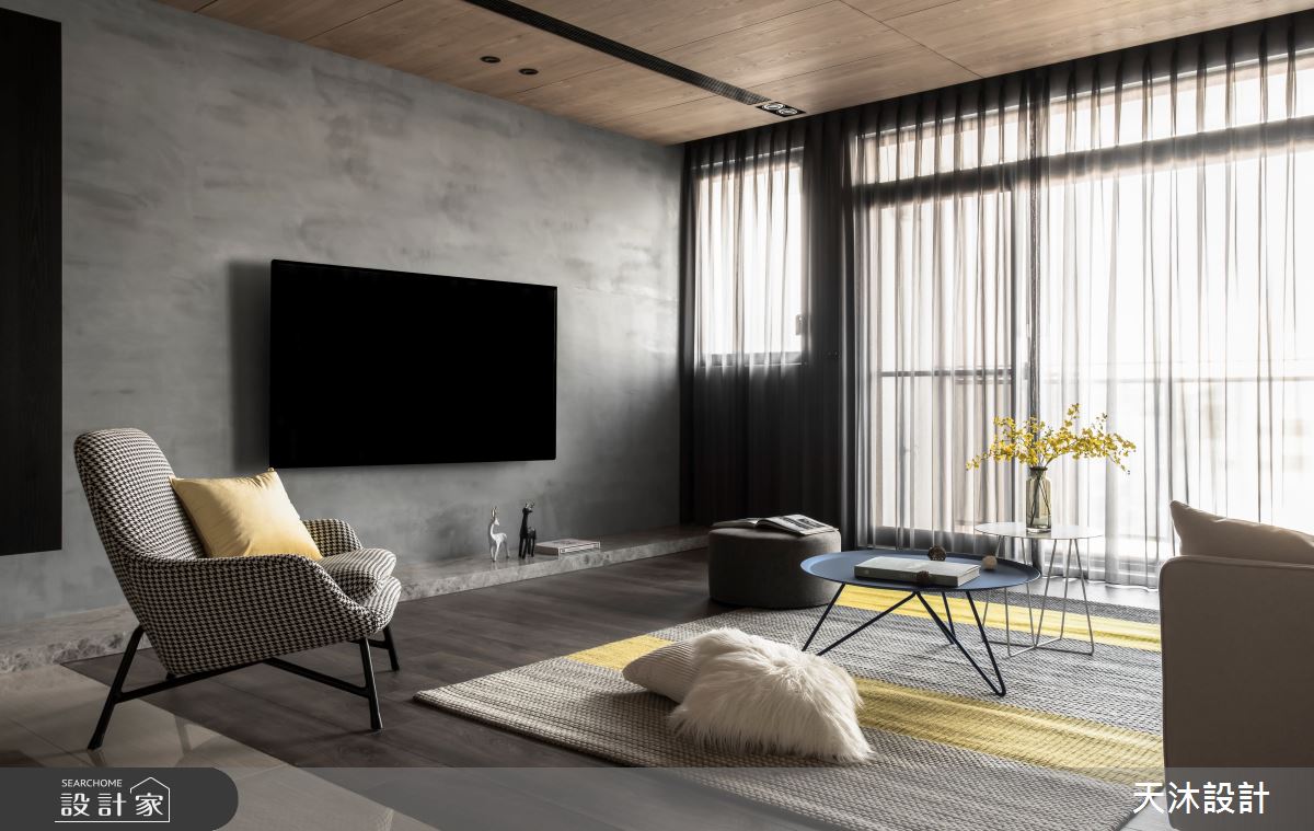 45坪新成屋(5年以下)＿簡約風客廳案例圖片＿天沐設計 T.M Design Studio＿天沐_05之7