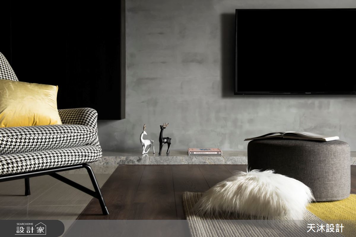 45坪新成屋(5年以下)＿簡約風客廳案例圖片＿天沐設計 T.M Design Studio＿天沐_05之8