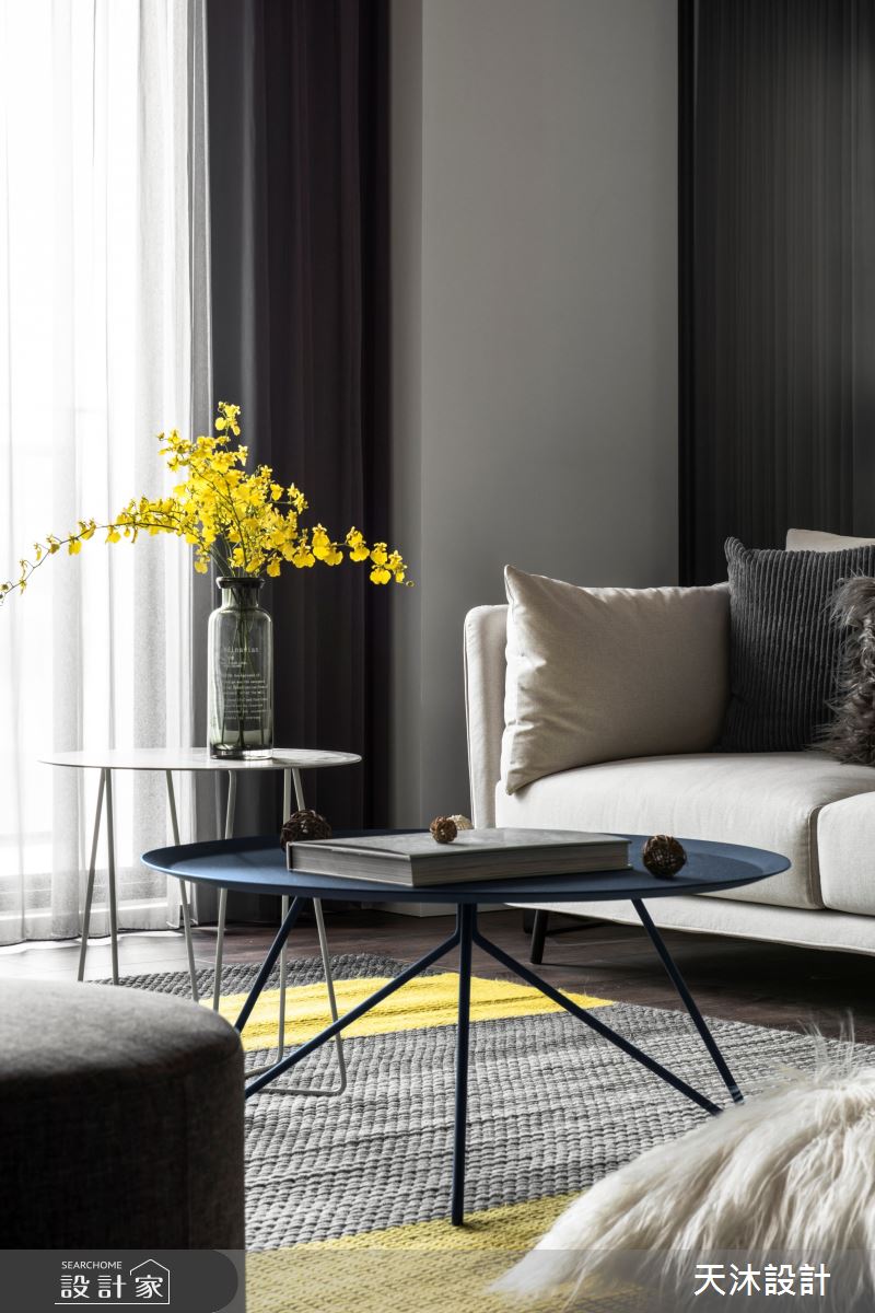 45坪新成屋(5年以下)＿簡約風客廳案例圖片＿天沐設計 T.M Design Studio＿天沐_05之14