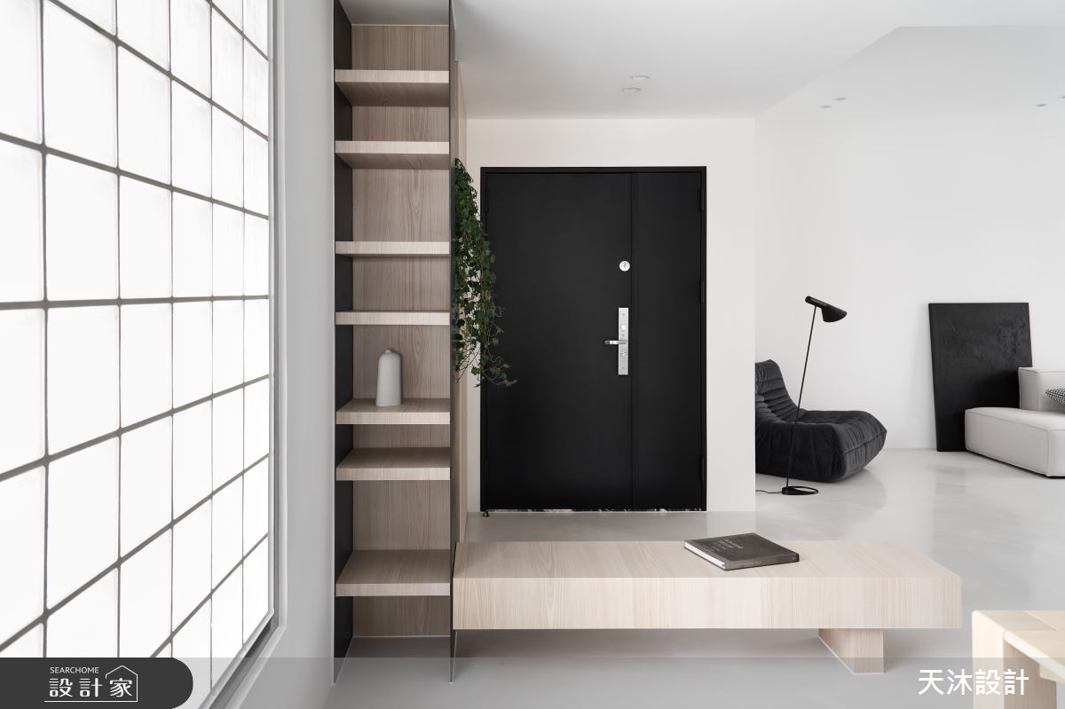 35坪老屋(31~40年)＿簡約風玄關案例圖片＿天沐設計 T.M Design Studio＿天沐_06之3