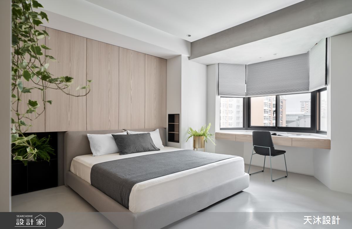 35坪老屋(31~40年)＿簡約風臥室案例圖片＿天沐設計 T.M Design Studio＿天沐_06之24