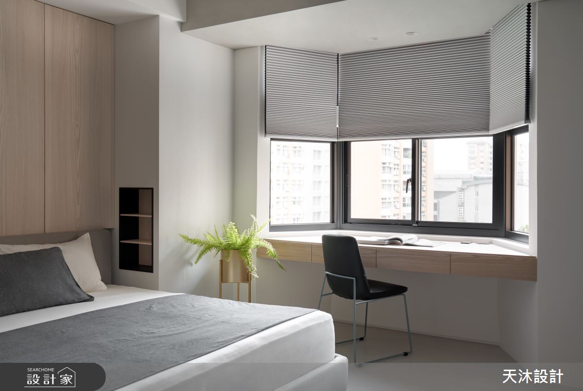 35坪老屋(31~40年)＿簡約風臥室案例圖片＿天沐設計 T.M Design Studio＿天沐_06之25