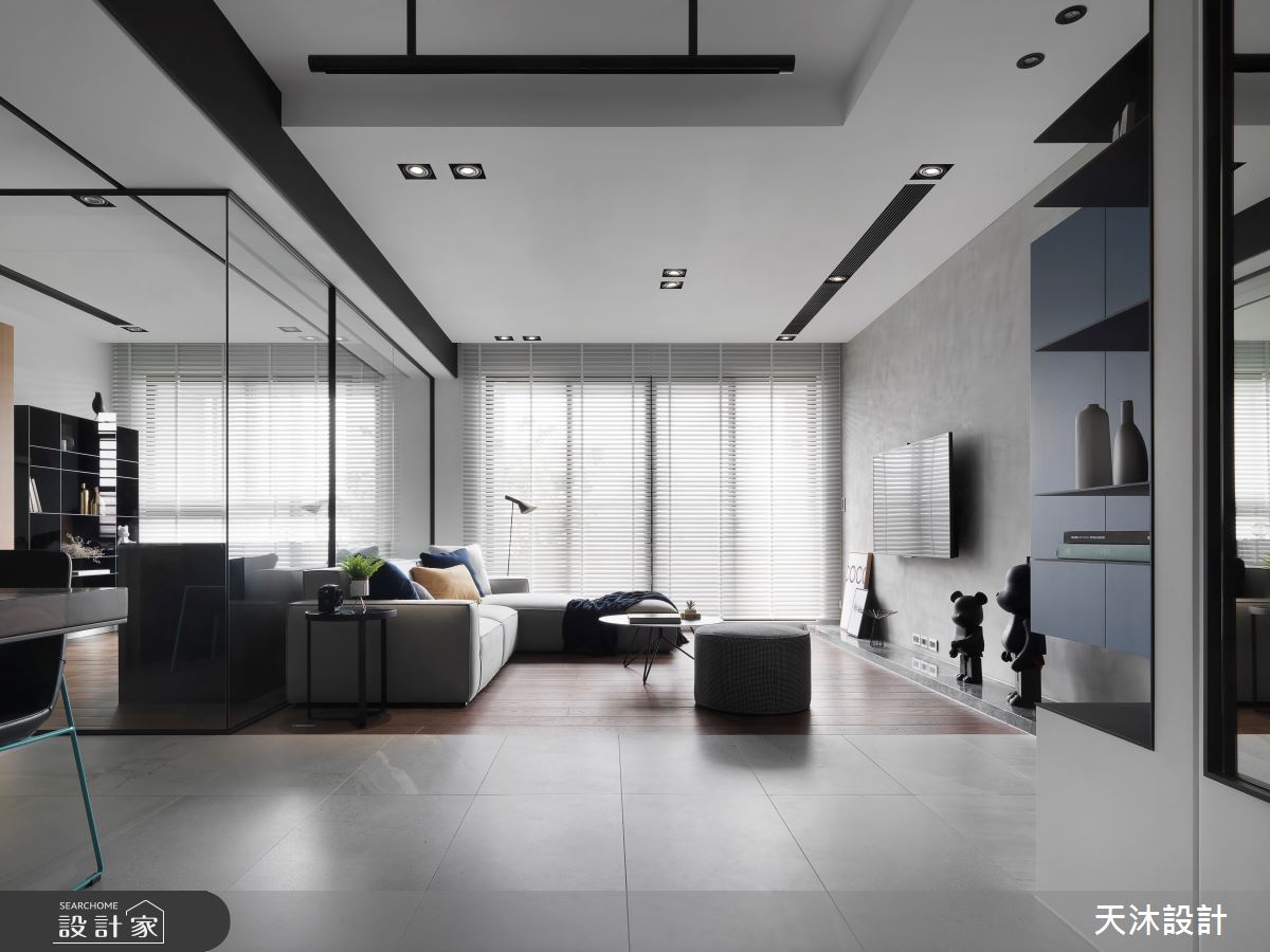 35坪新成屋(5年以下)＿現代風客廳案例圖片＿天沐設計 T.M Design Studio＿天沐_07之2