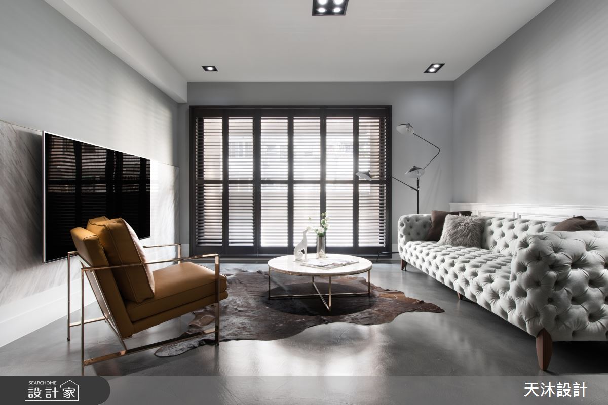 48坪新成屋(5年以下)＿美式風客廳案例圖片＿天沐設計 T.M Design Studio＿天沐_08之2