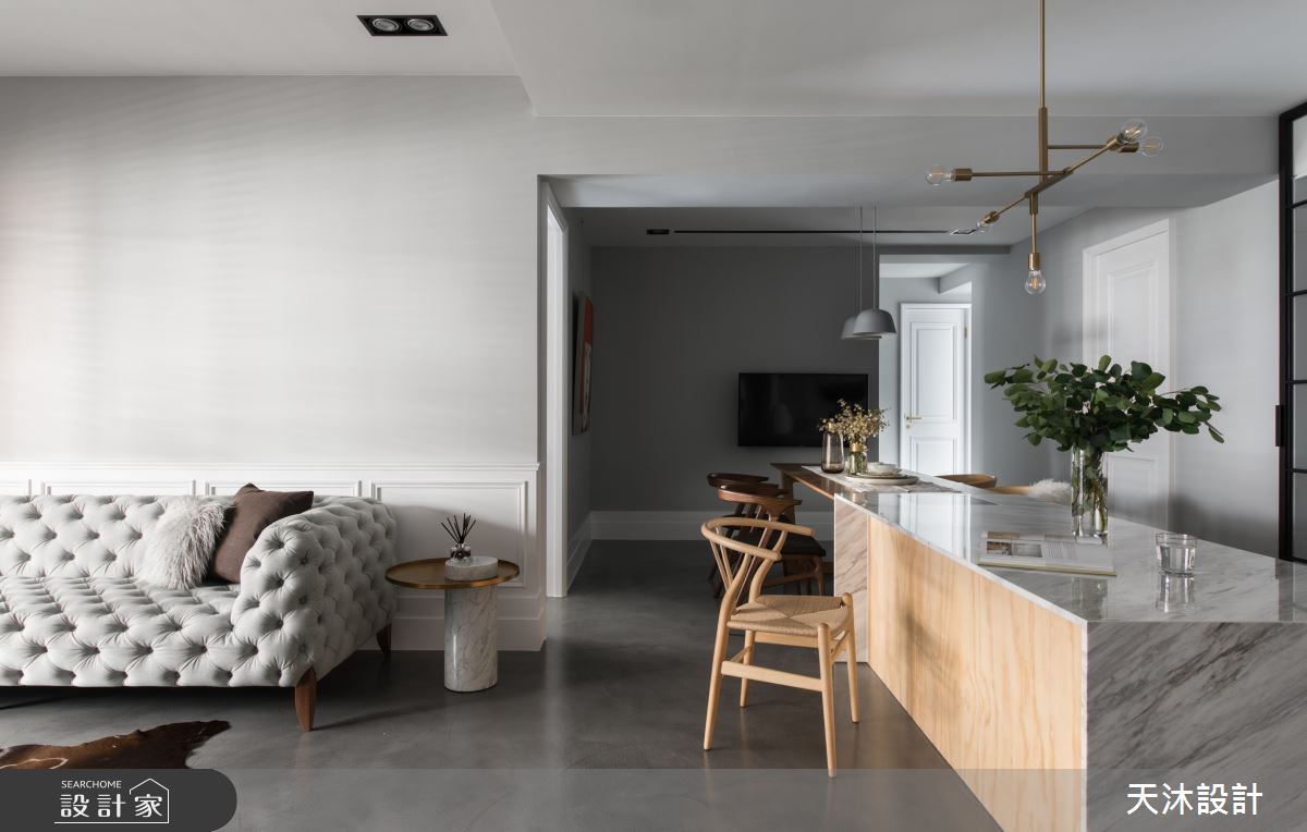 48坪新成屋(5年以下)＿美式風客廳餐廳案例圖片＿天沐設計 T.M Design Studio＿天沐_08之3