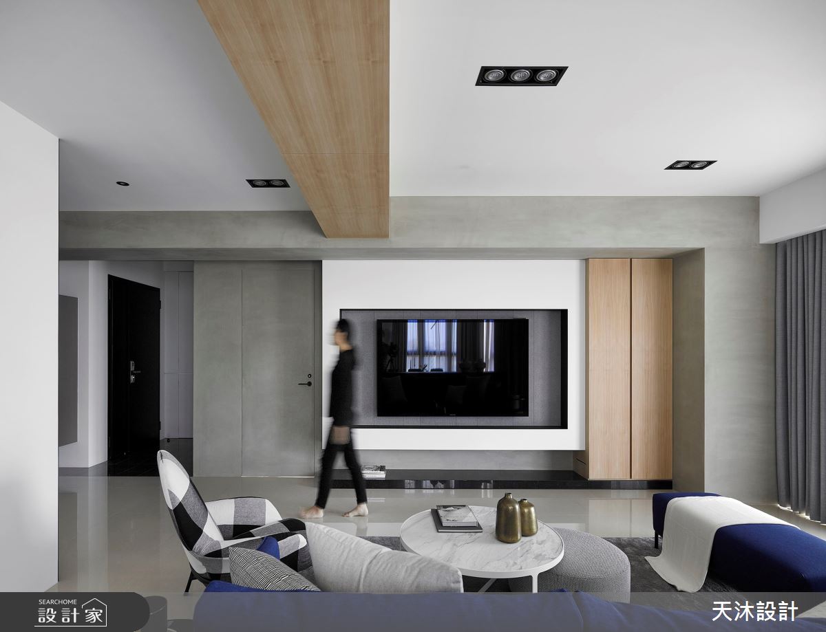 58坪新成屋(5年以下)＿現代風客廳案例圖片＿天沐設計 T.M Design Studio＿天沐_09之1