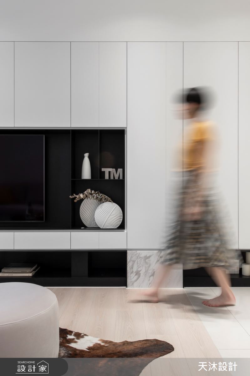 35坪新成屋(5年以下)＿簡約風客廳案例圖片＿天沐設計 T.M Design Studio＿天沐_10之2