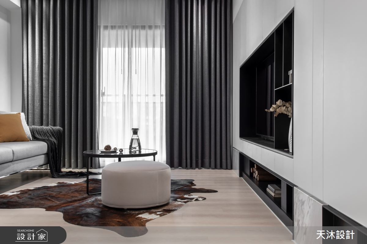 35坪新成屋(5年以下)＿簡約風客廳案例圖片＿天沐設計 T.M Design Studio＿天沐_10之6