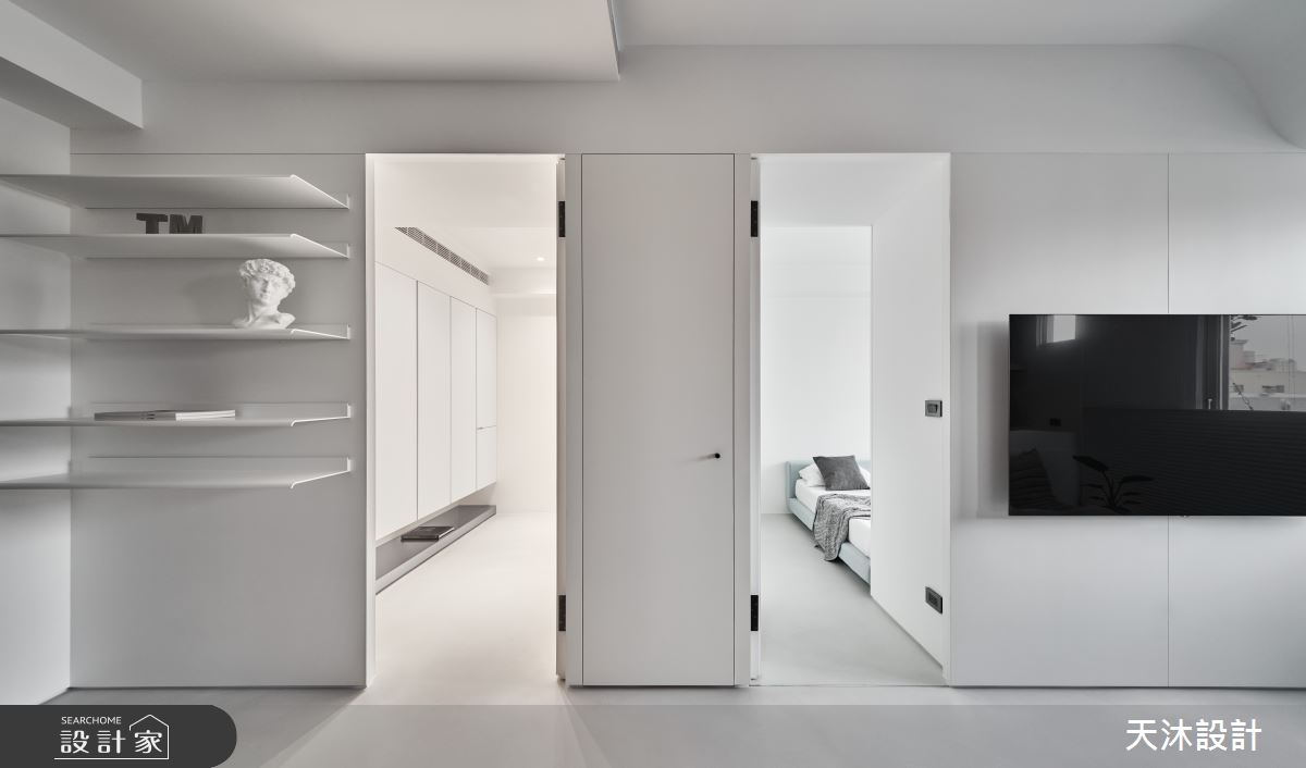 42坪新成屋(5年以下)＿簡約風客廳案例圖片＿天沐設計 T.M Design Studio＿天沐_11之8