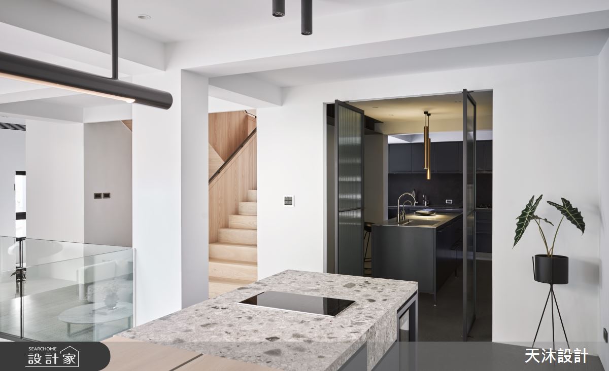217坪老屋(31~40年)＿現代風廚房中島案例圖片＿天沐設計 T.M Design Studio＿天沐_12之17